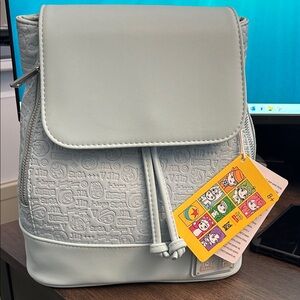 Loungefly Disney Light Blue Embossed Backpack